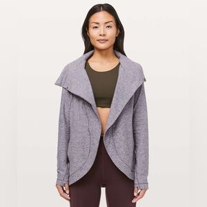 Lululemon Rulu Rally Wrap Activewear Gym Travel Cozy Soft Cardigan Winter Warm